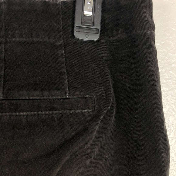J. Jill Corduroy Pants Size 12P Petite Dark Brown Flat Front Ankle Pants - Picture 8 of 11
